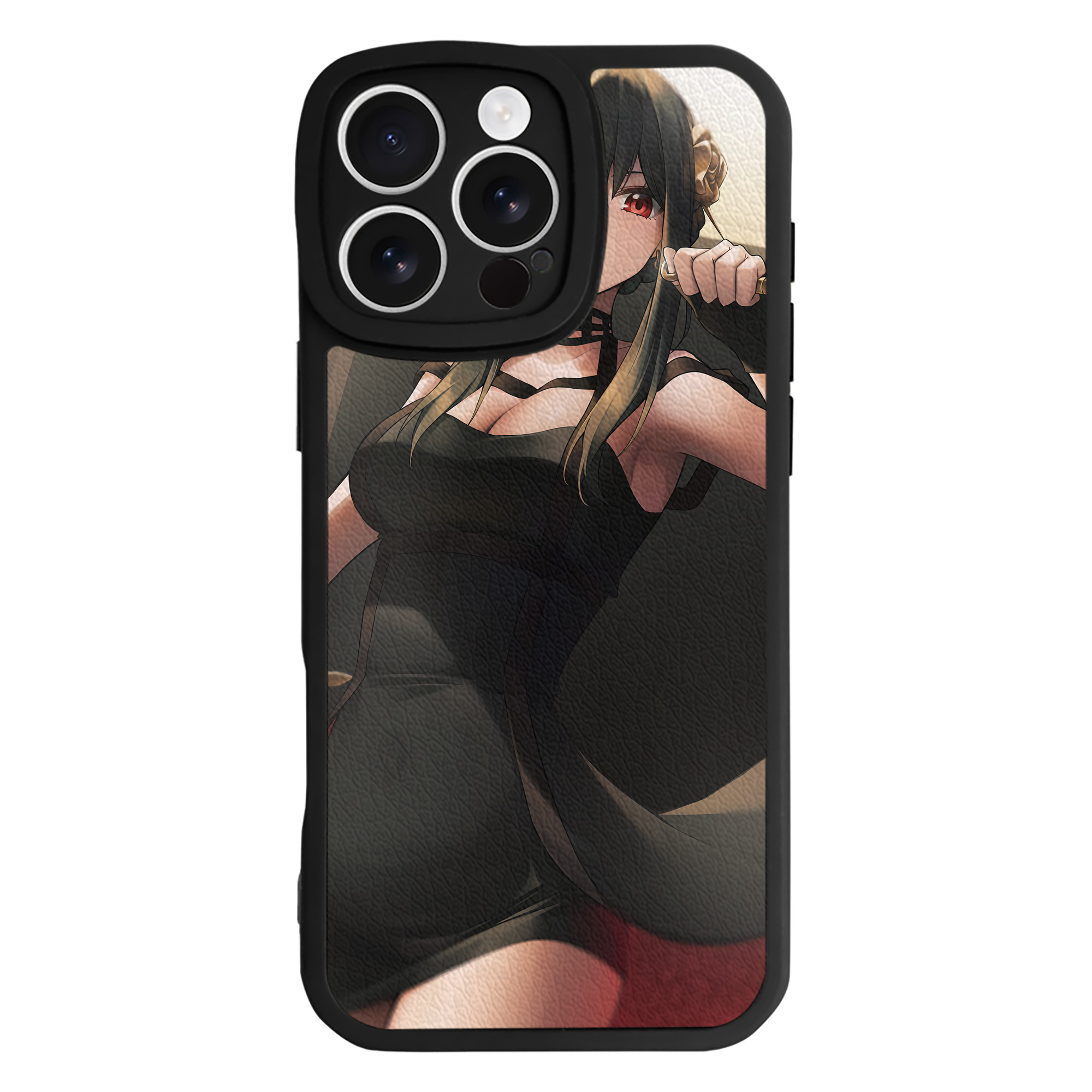 （画像用） SPY×FAMILY间谍家家酒 【iPhone 16シリーズ対応】シリコンスマホケース（レザー調） 材質：シリコン